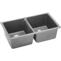 33-in Double-Bowl Undermount Kitchen Sink B489258
