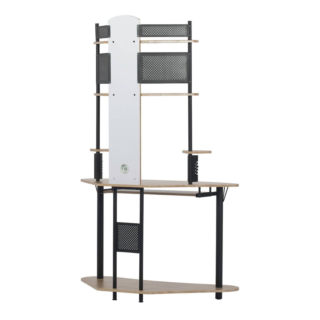 Arch Corner Computer Desk with Hutch / Tower Z173075