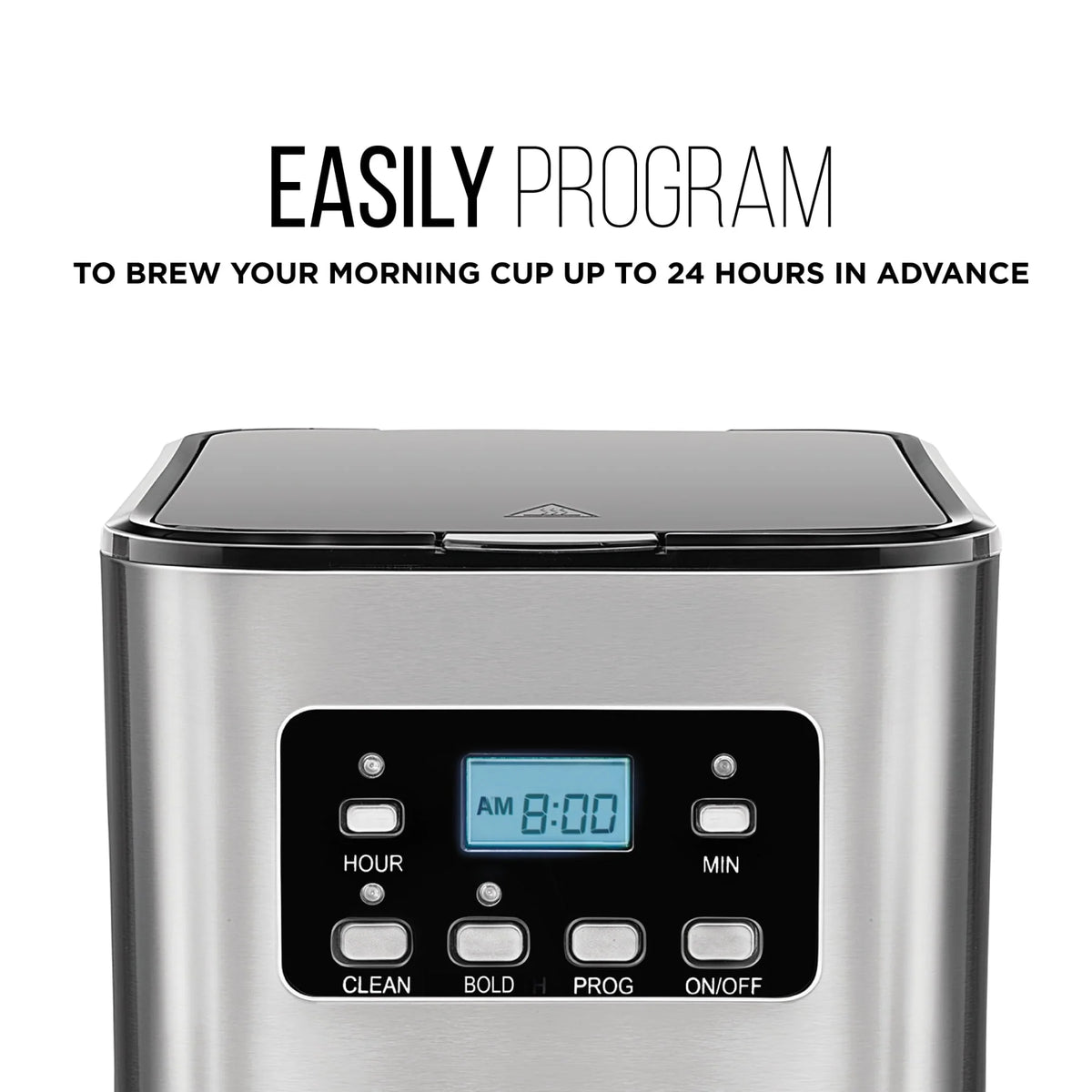 12-Cup Programmable Coffee Maker with Digital Display C37339