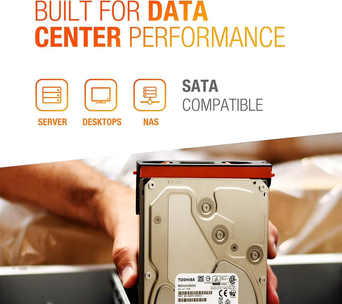 6 TB 7,200 RPM SATA 3.5-Inch Internal Hard Drive T7227