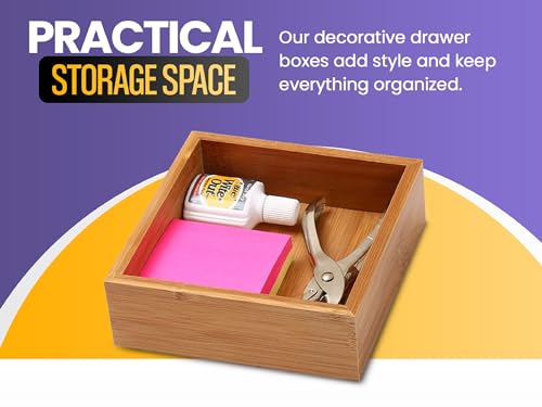 3x9x2 Natural Drawer Organizer Storage Box B324