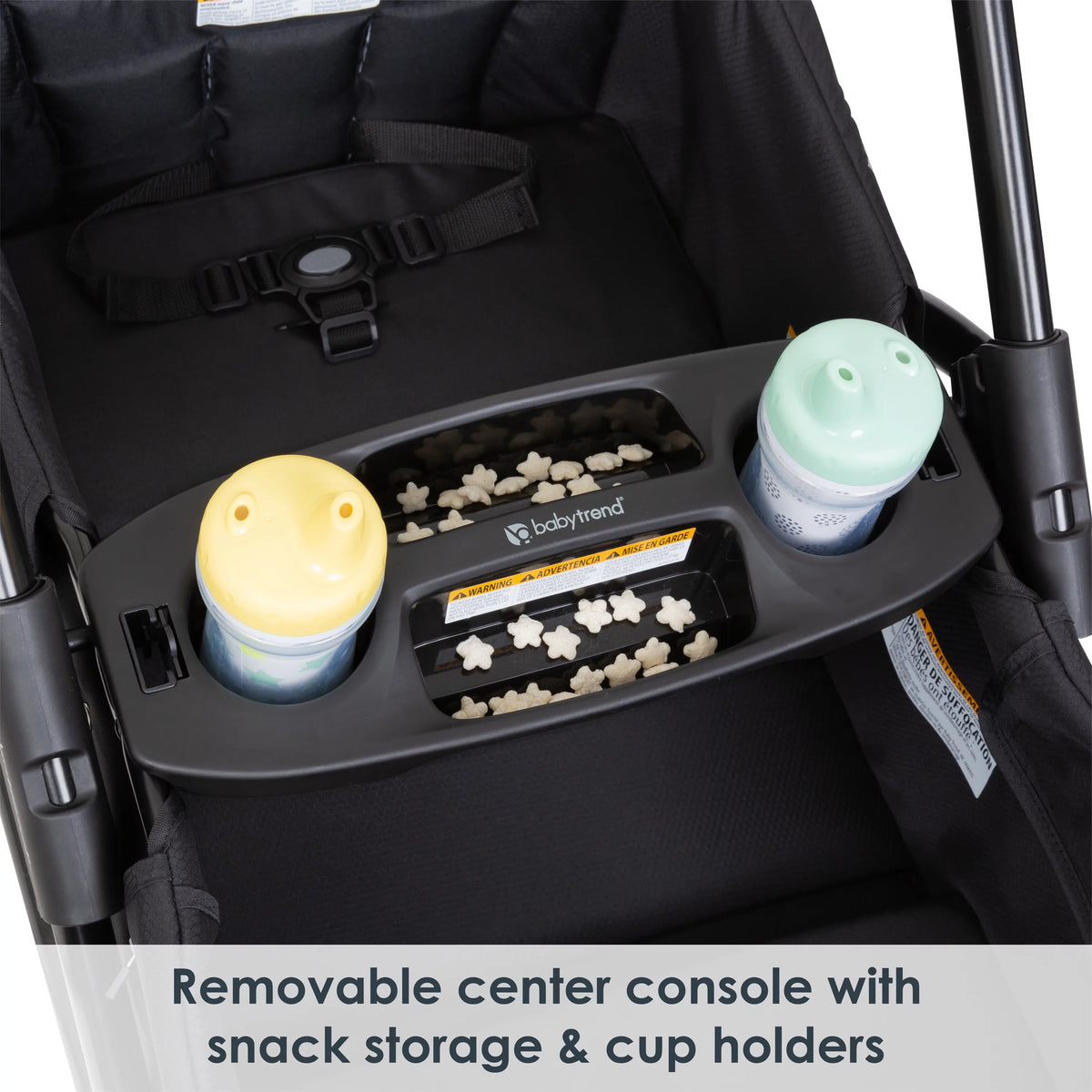 Black 2-in-1 Stroller Wagon J555824