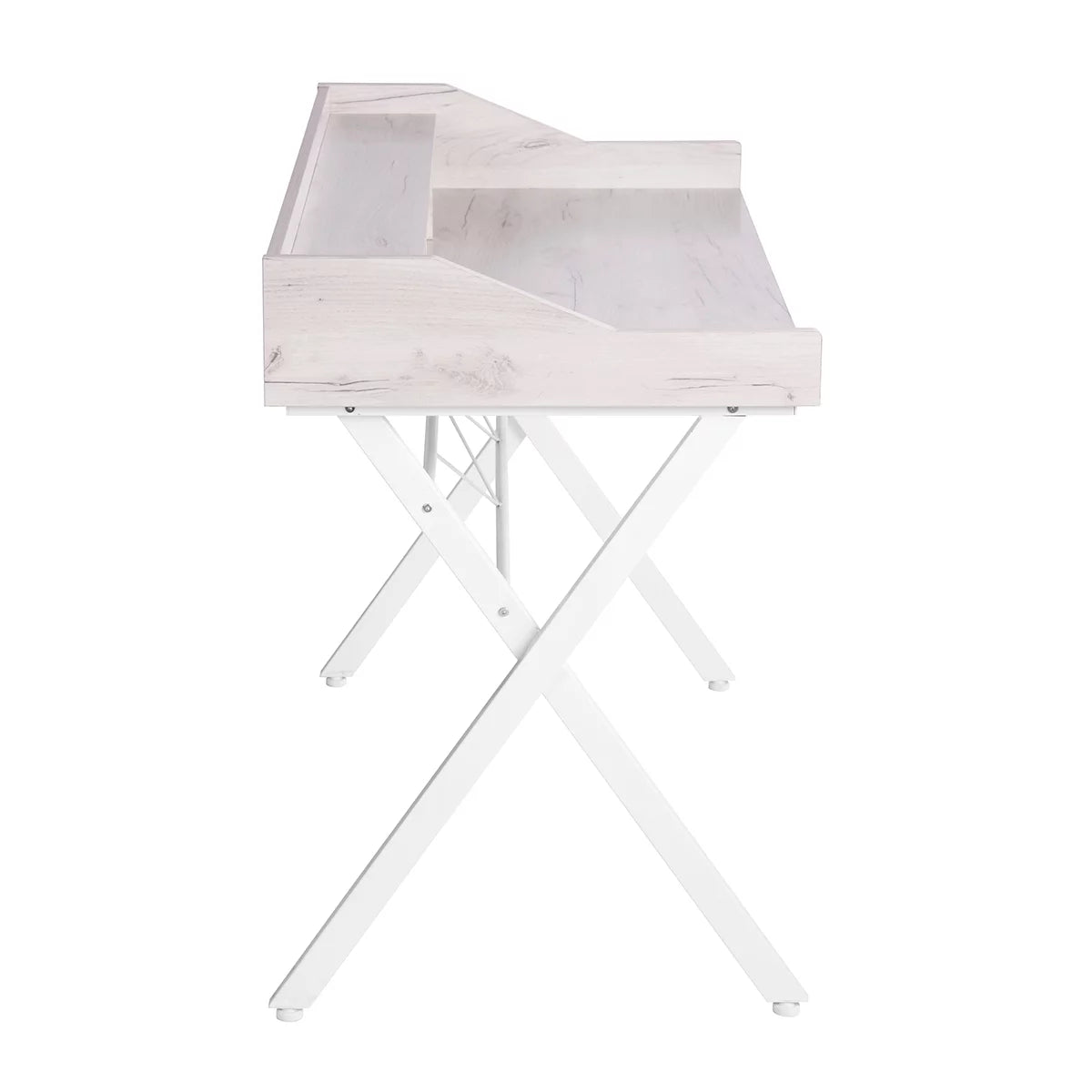 43.3" Computer Desk with 3 Open Cubbies W192