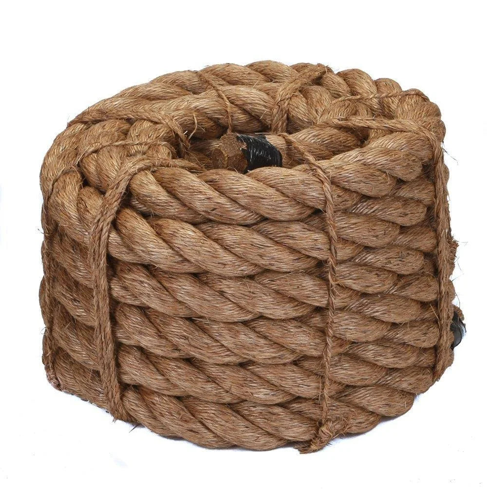 Twisted Manila Rope 1.25 inch x 25 Feet J82496