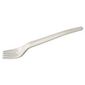 White Compostable Plastic Fork 1000 pack G594