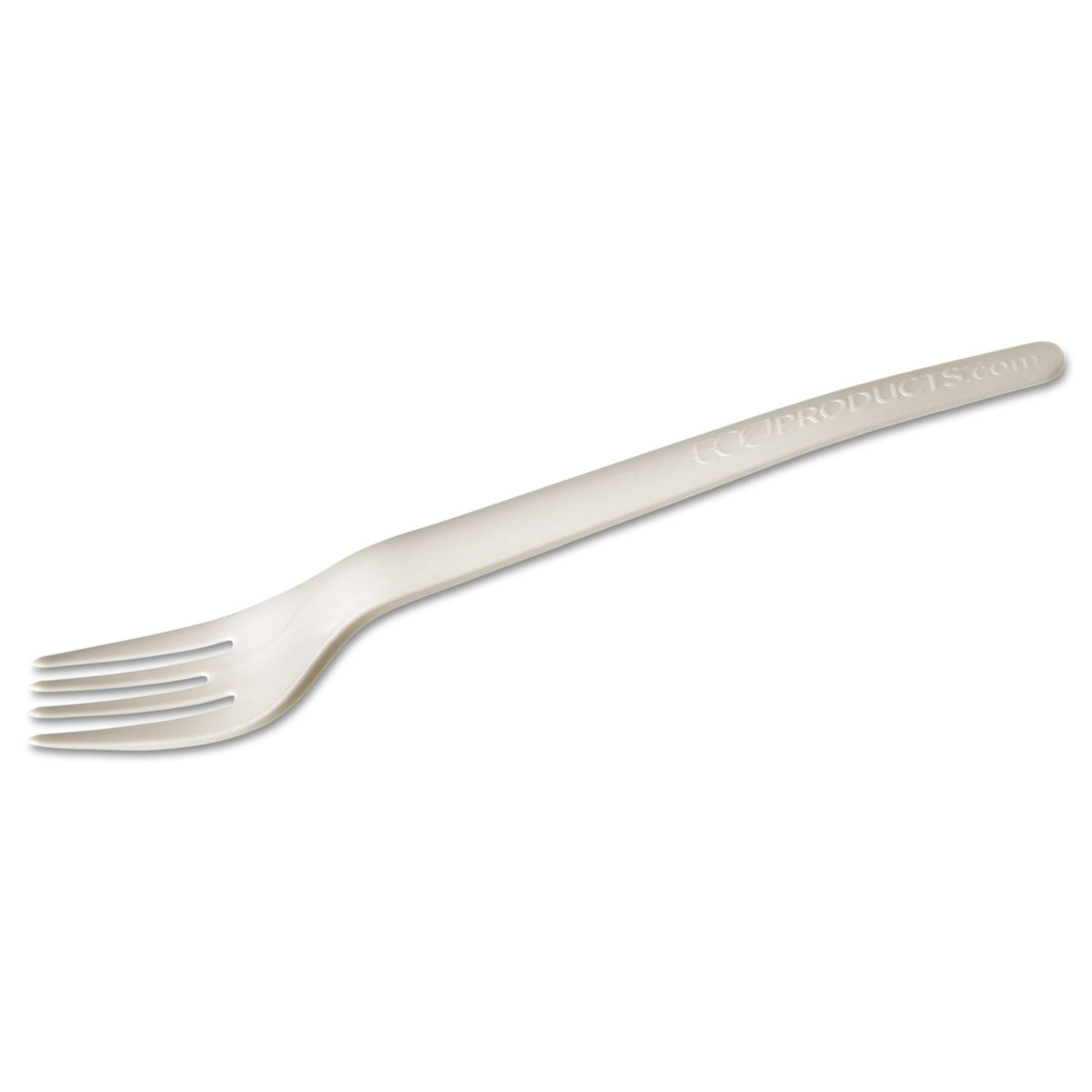 White Compostable Plastic Fork 1000 pack G594