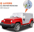Car Rain Sunshade Cover for Jeep Wrangler JK JL 4 Door Q410705