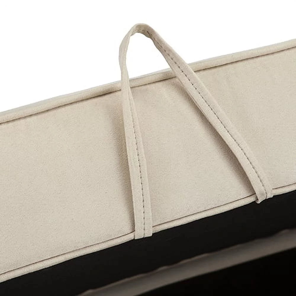 Khaki Chaise Lounge with Storage T92854