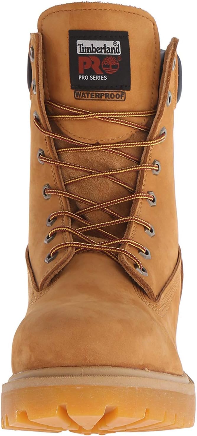 Wheat Nubuck 8 Inch Work Boots P5854