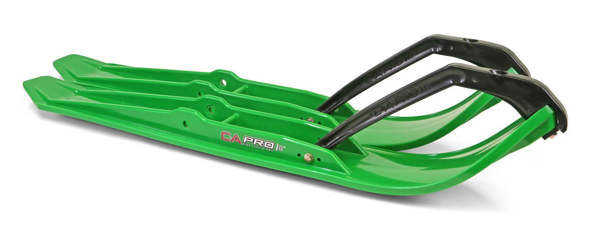 Green XPT Snowmobile Skis Complete Kit D509315