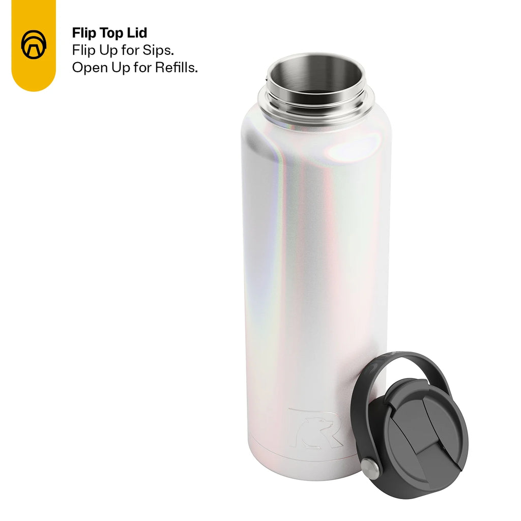 40 oz Stainless Steel Insulated Bottle with Wide Mouth Lid B8538