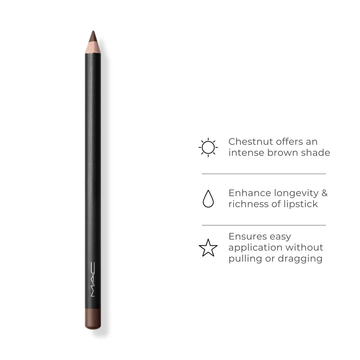 Chestnut Intense Brown Lip Lining Pencil Y4255