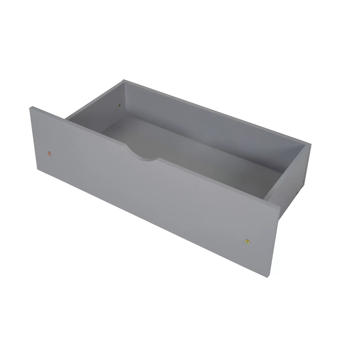 Gray Twin Wood House-Shaped Bed with Drawers I51567