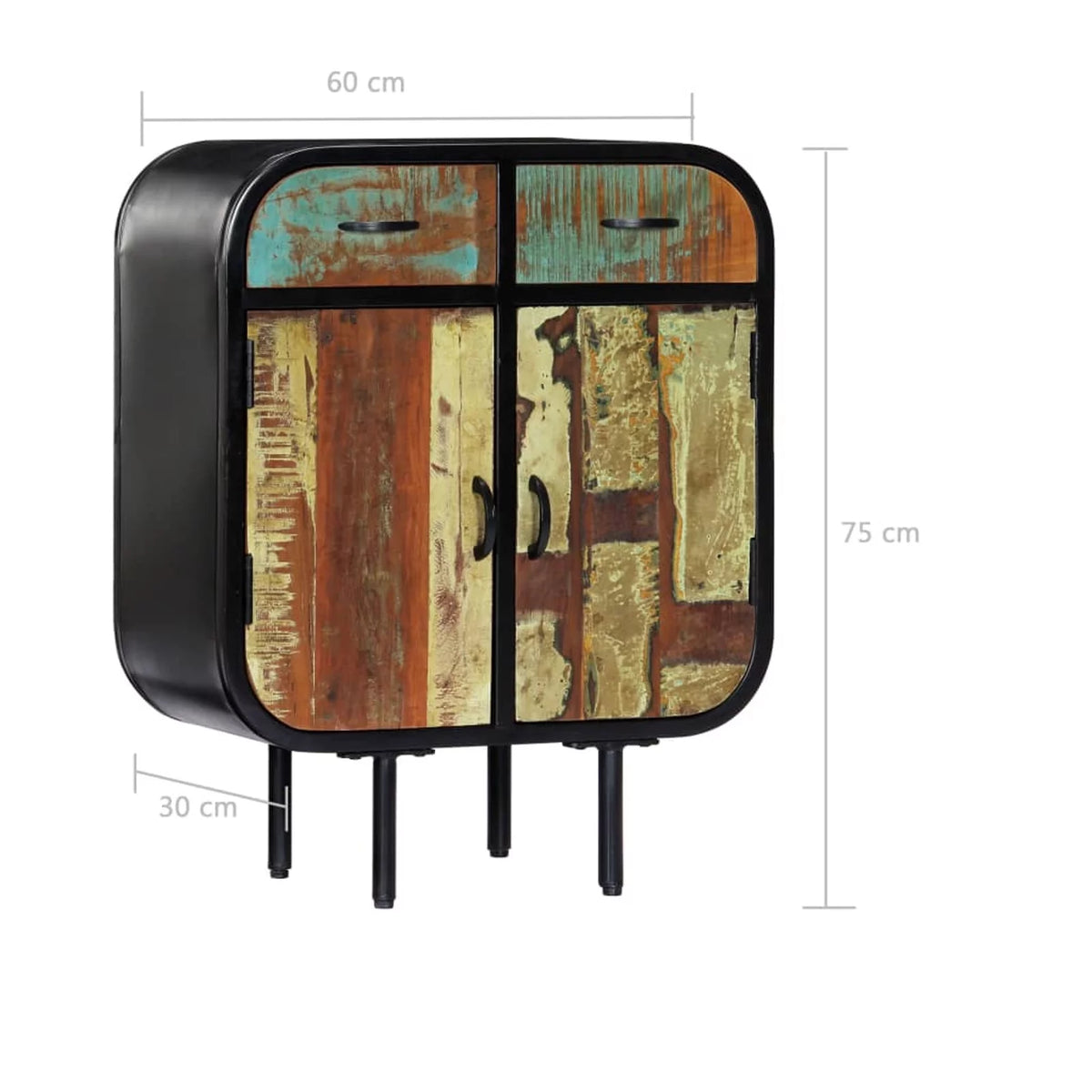 Solid Reclaimed Wood Sideboard D71243