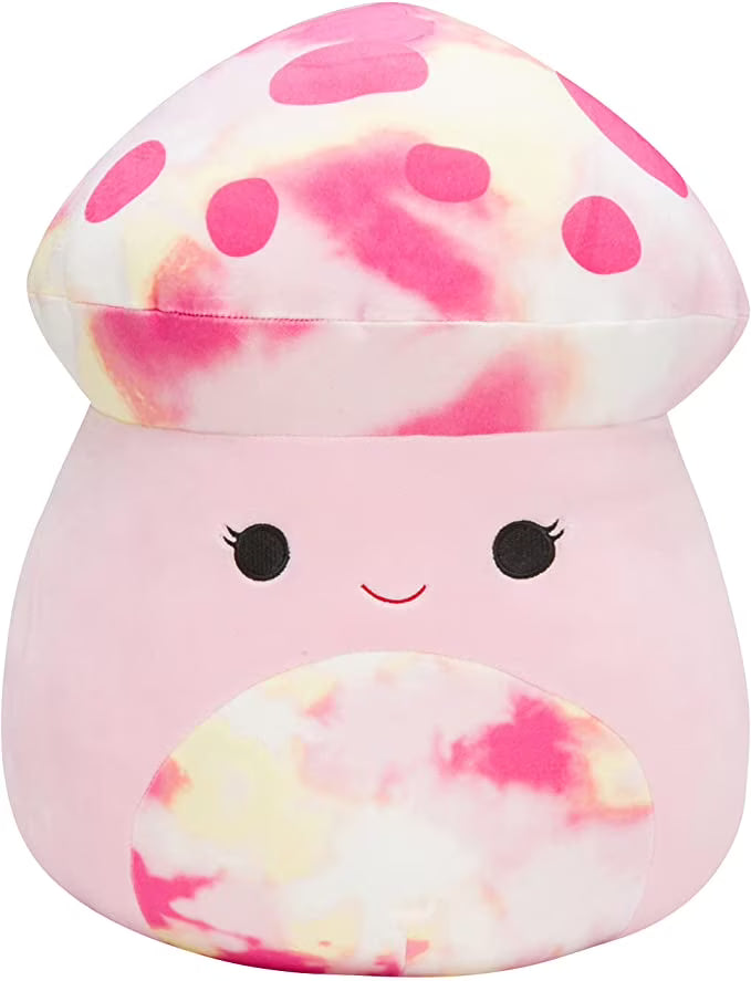 14 Inch Pink Mushroom Plush Stuffed Toy E221889