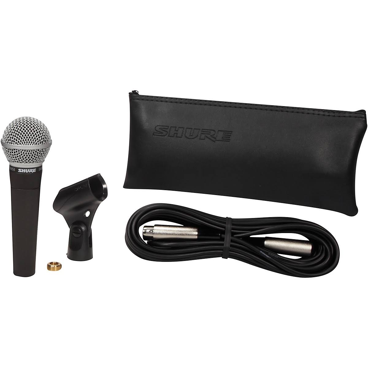 Black Vocal Microphone with XLR Cable O9066