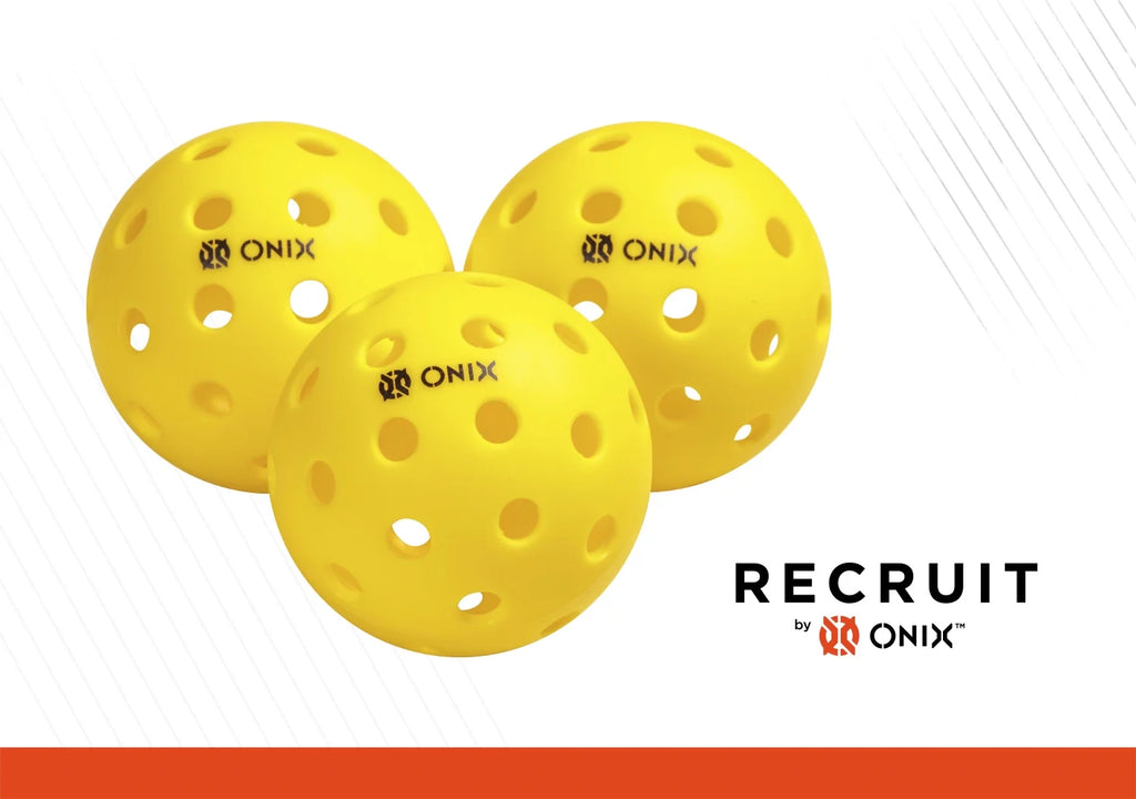 Yellow 3-Pack Outdoor Pickleball Balls F451646