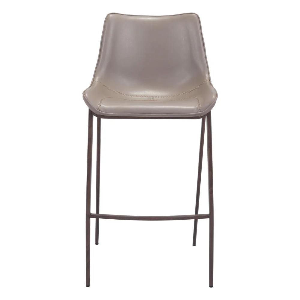 Gray Walnut Bar Chair Set of 2 B7151