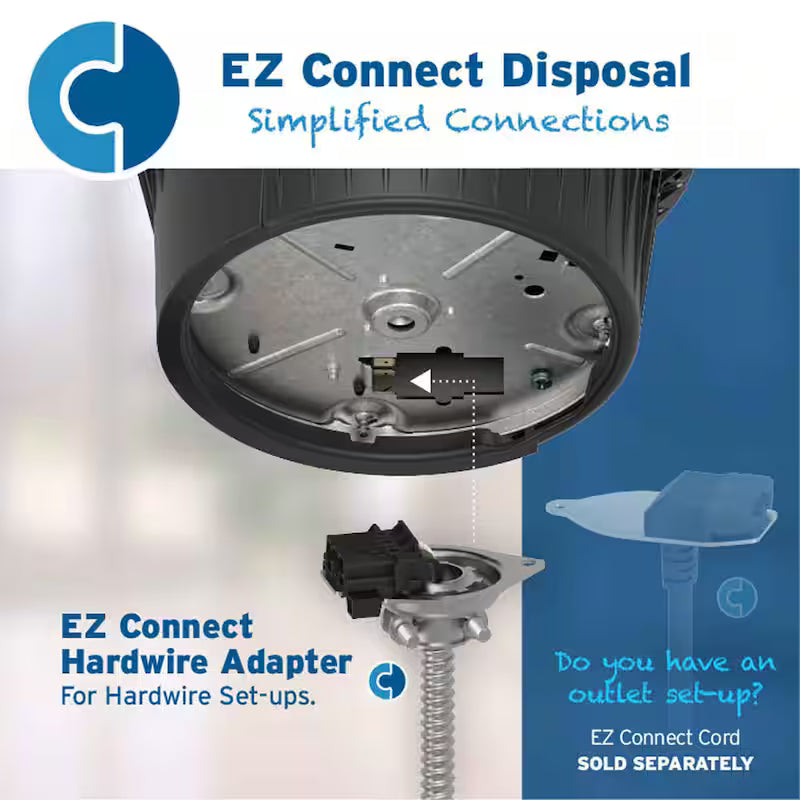 3/4 HP Continuous Feed Garbage Disposal W293