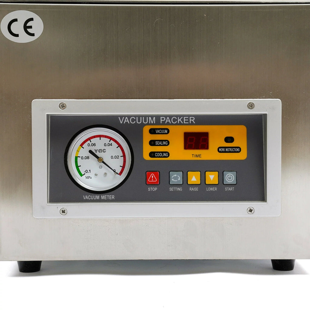 5.5L Commercial Tabletop Chamber Vacuum Sealer 120W 110V O3092
