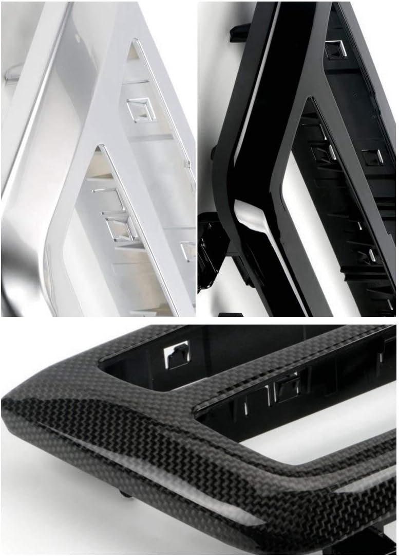 Car Center Console LED Lights Interior Ambient Lighting Carbon Fiber Replacement Trim I7874