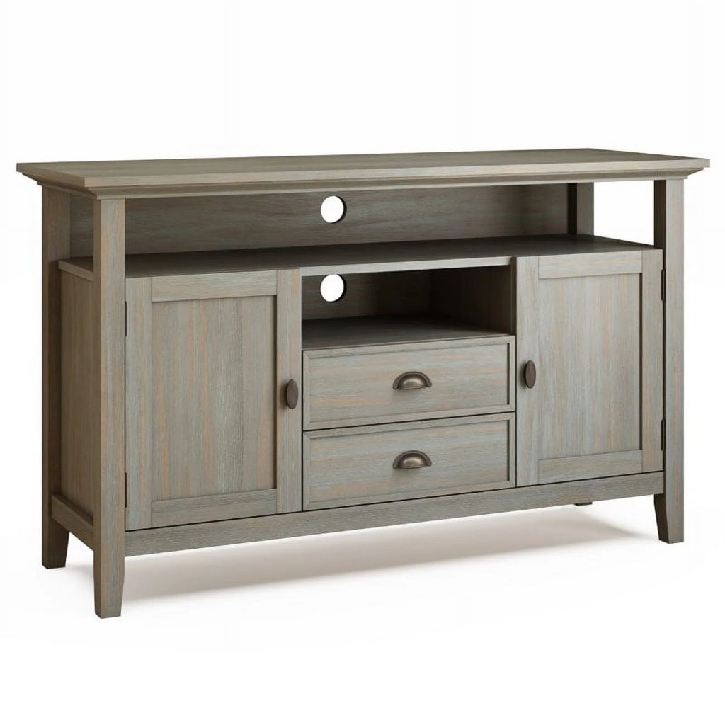 54" Gray Wood TV Media Stand H767241