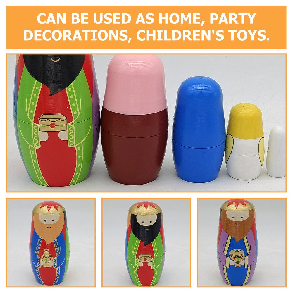 Painted Stacking Dolls J927