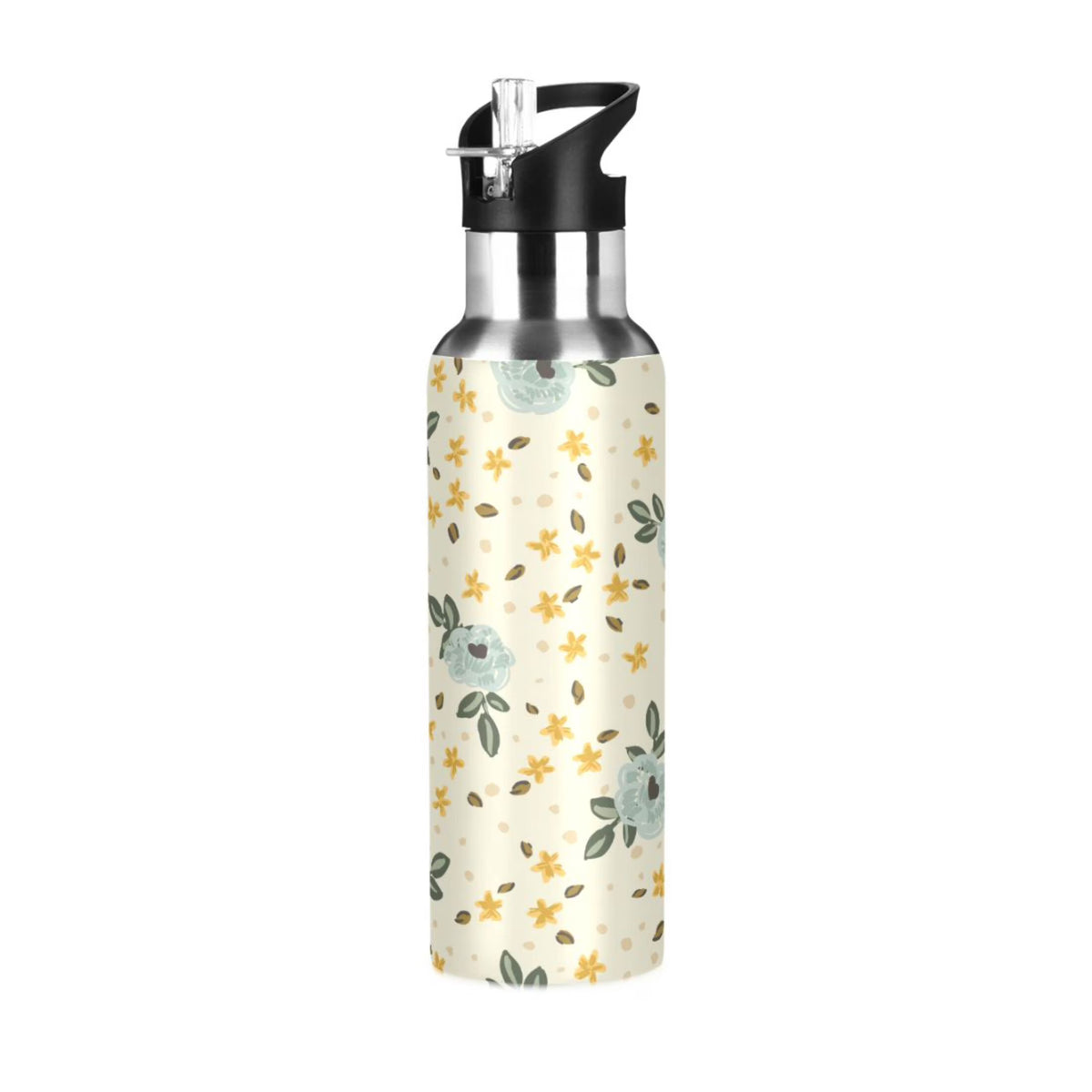 Stainless Steel Insulated Water Bottle with Straw Lid I498628