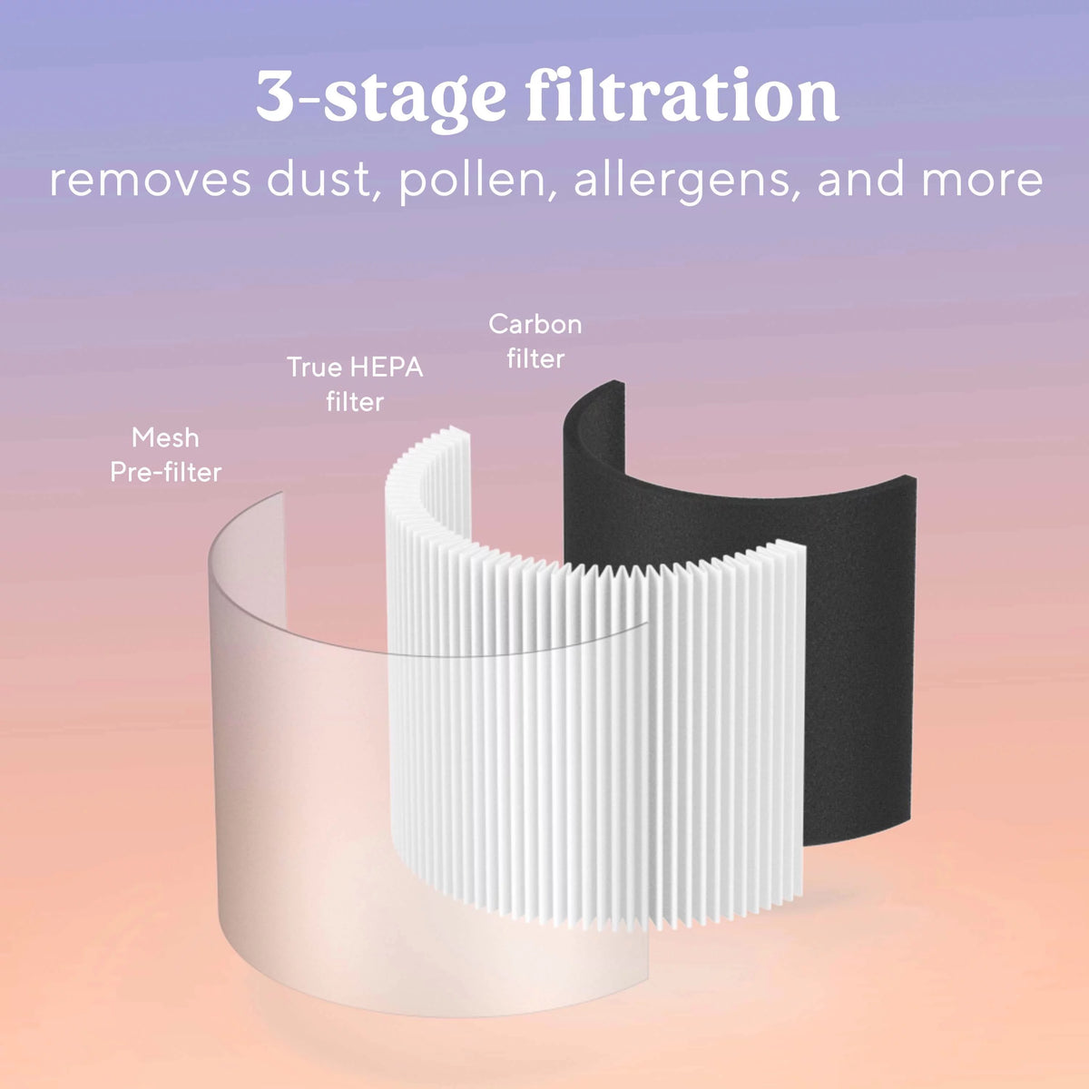 Desktop Air Purifier with True HEPA Filter A1808