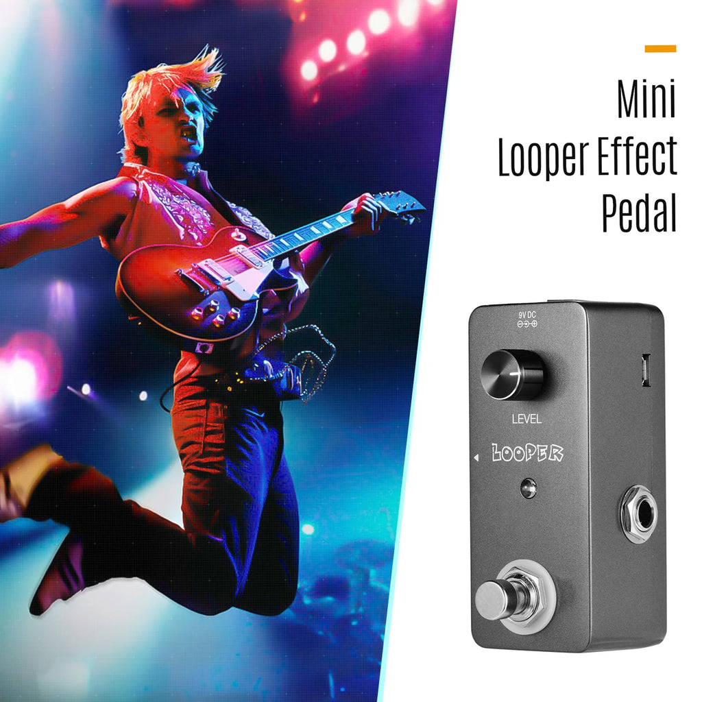 Looper Effect Pedal, 5 Minutes Looping Time, USB Interface Y258355