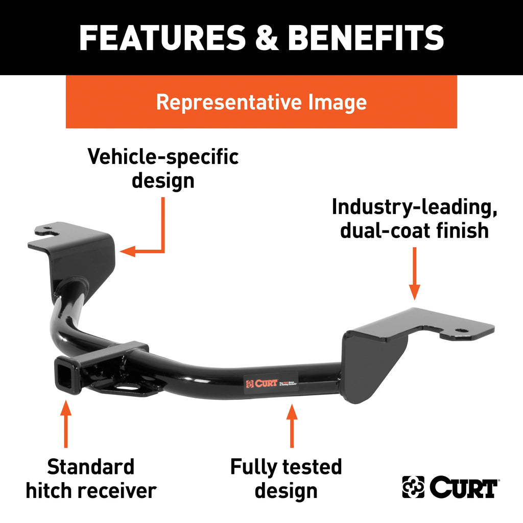 Class 1 Hitch with Ball Mount and Installation Hardware O1495