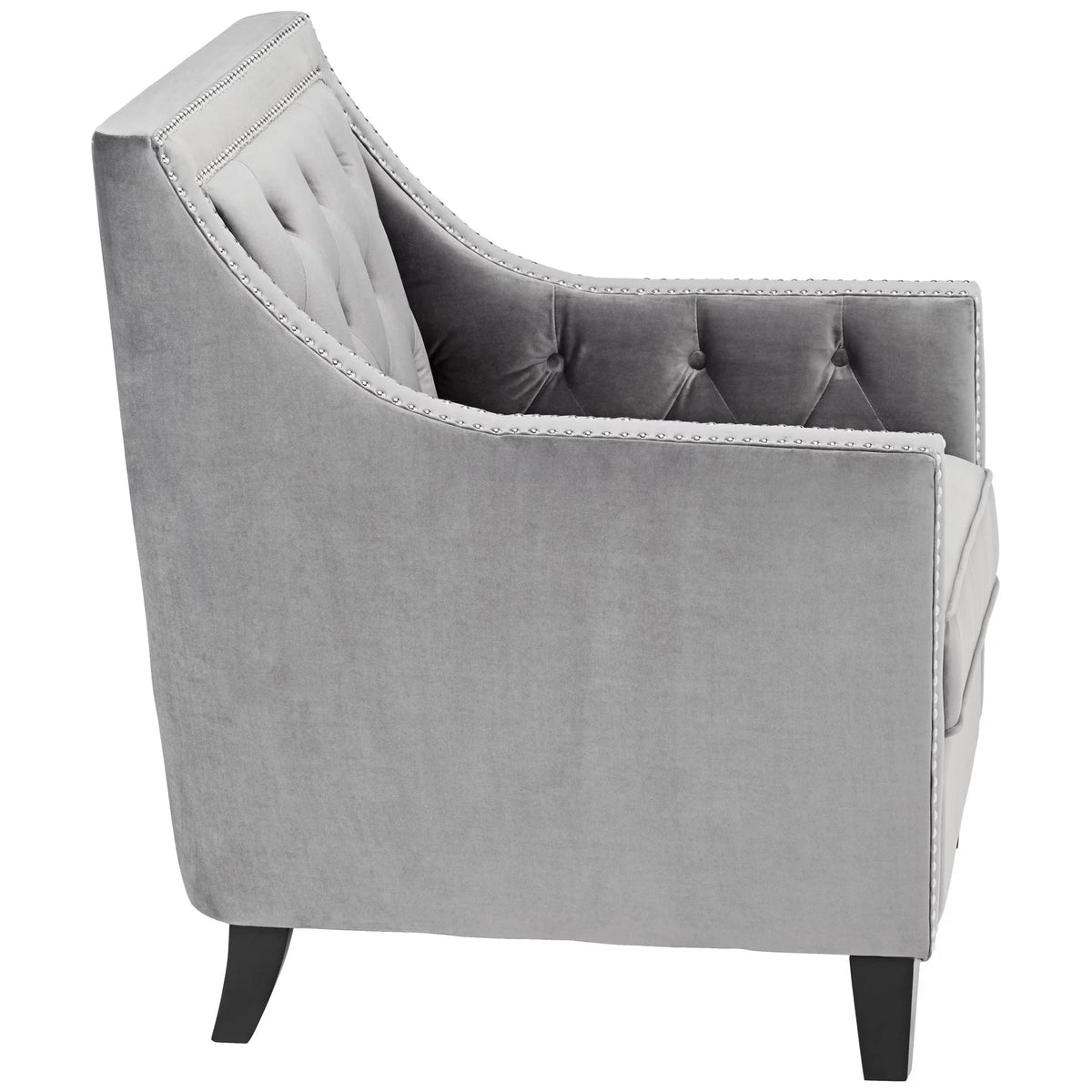 Gun Metal Accent Chair A8710
