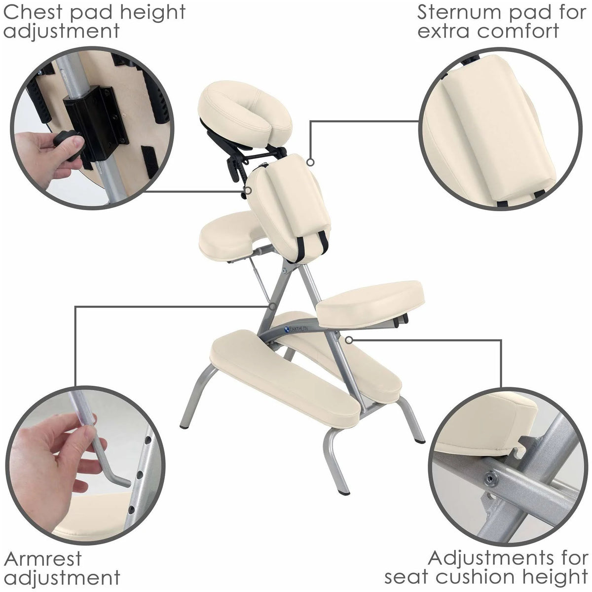 Beige Massage Chair O95043