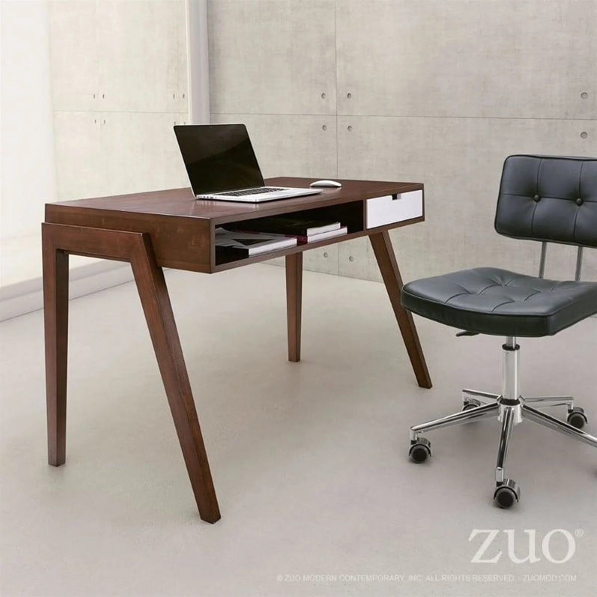 Mid-Century Solid Wood Desk M540