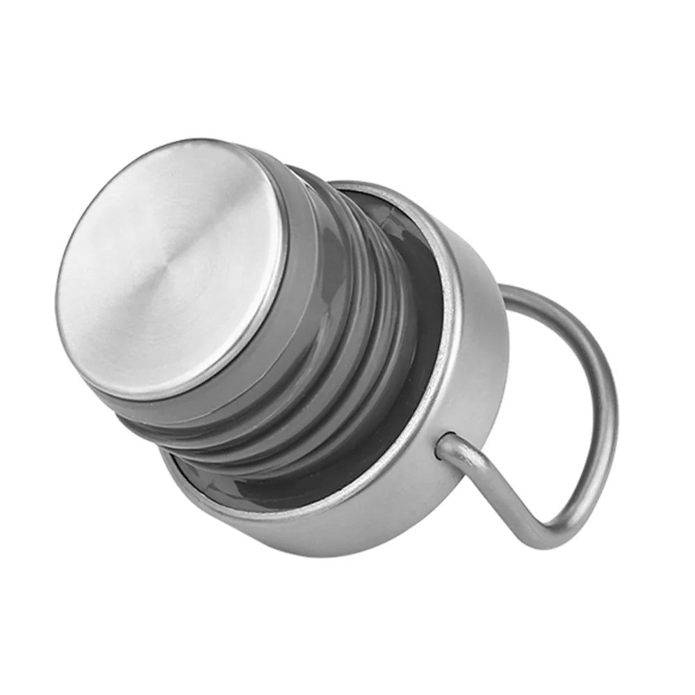 Titanium Cup with Titanium Water Bottle D556