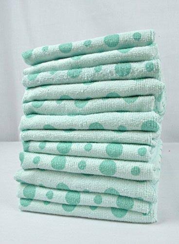 Set of 12 Red Microfiber Dishtowels P5428