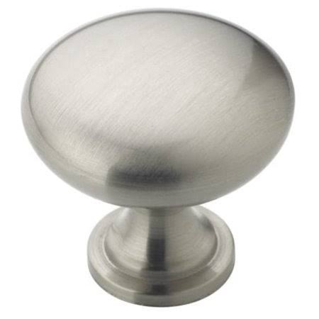 1-1/4x22 Diameter Mushroom Cabinet Knob Satin Nickel W9400