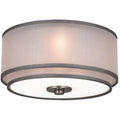 3-Light Brushed Steel Halogen Ceiling Fan Light Kit P856257