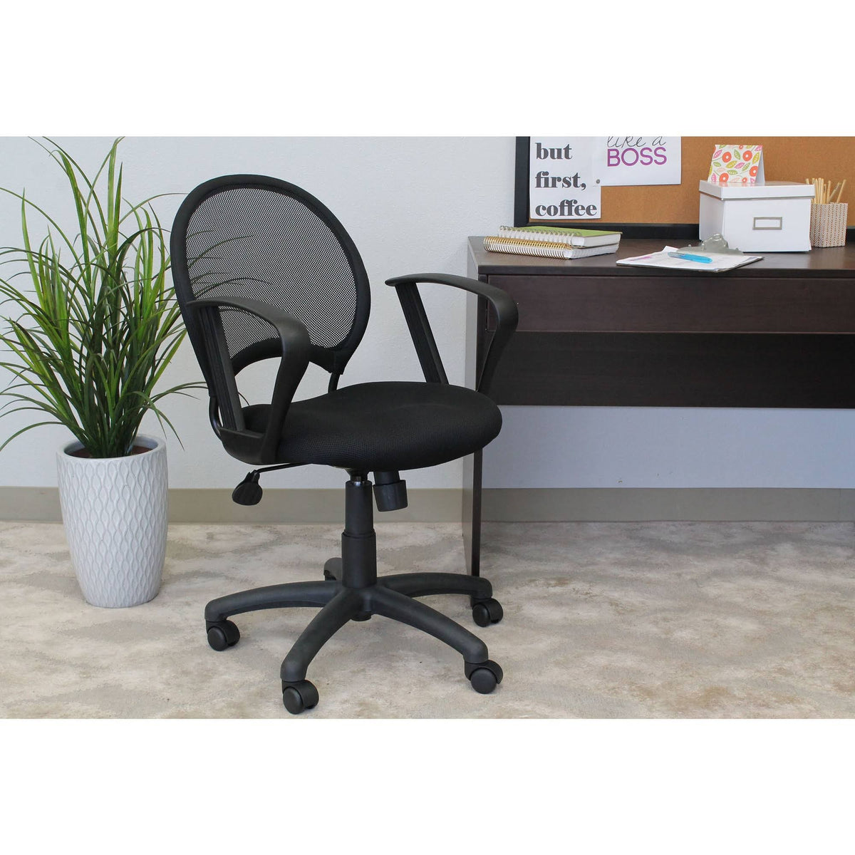 Mesh Chair with Loop Arms P701