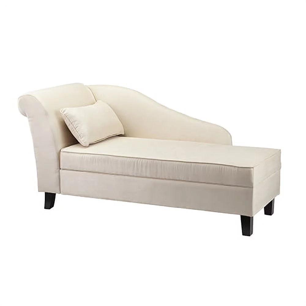 Khaki Chaise Lounge with Storage T92854