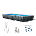 32ft x 16ft x 52in Rectangular Pool Set with Maintenance Kit X60101