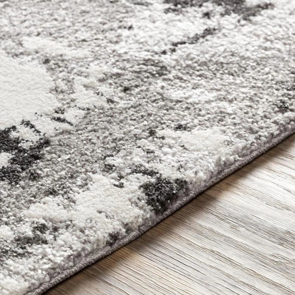 Medium Gray Runner Area Rug Q45500