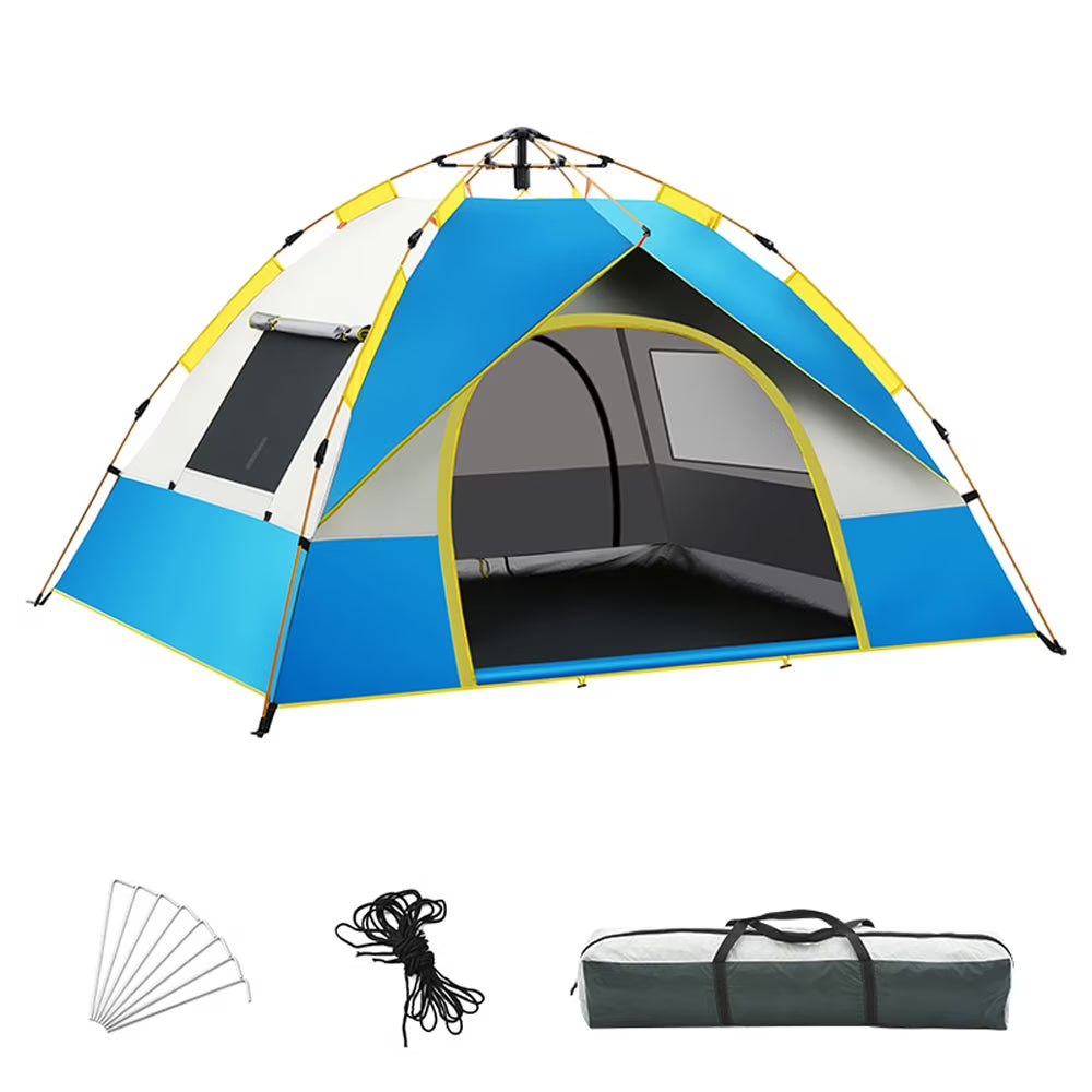 3 4 Person Windproof Rainproof Camping Tent F3292