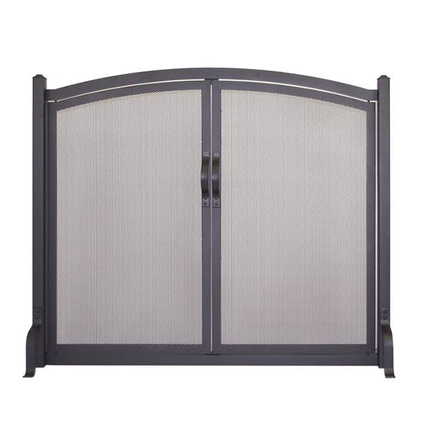Arched Fireplace Screen with Doors F346
