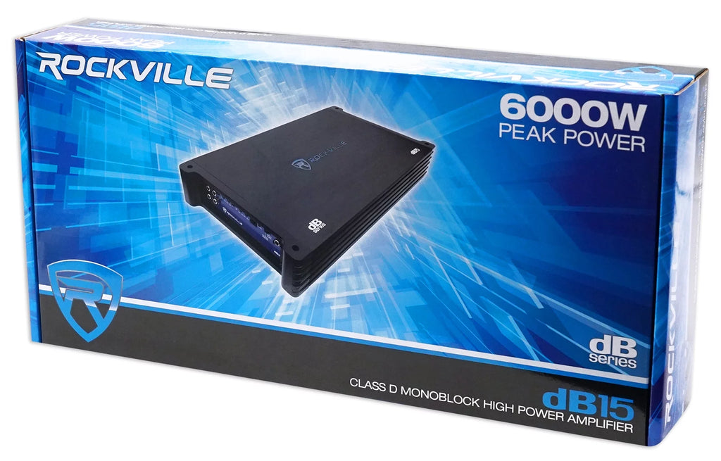 6000 Watt Peak Mono 2 Ohm Amplifier H72809
