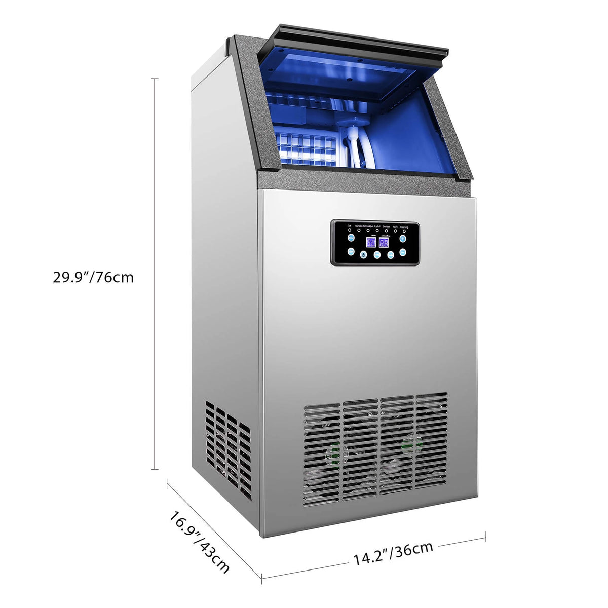 Commercial Ice Maker Machine 36 Ice Cube 130lb/24h G713781