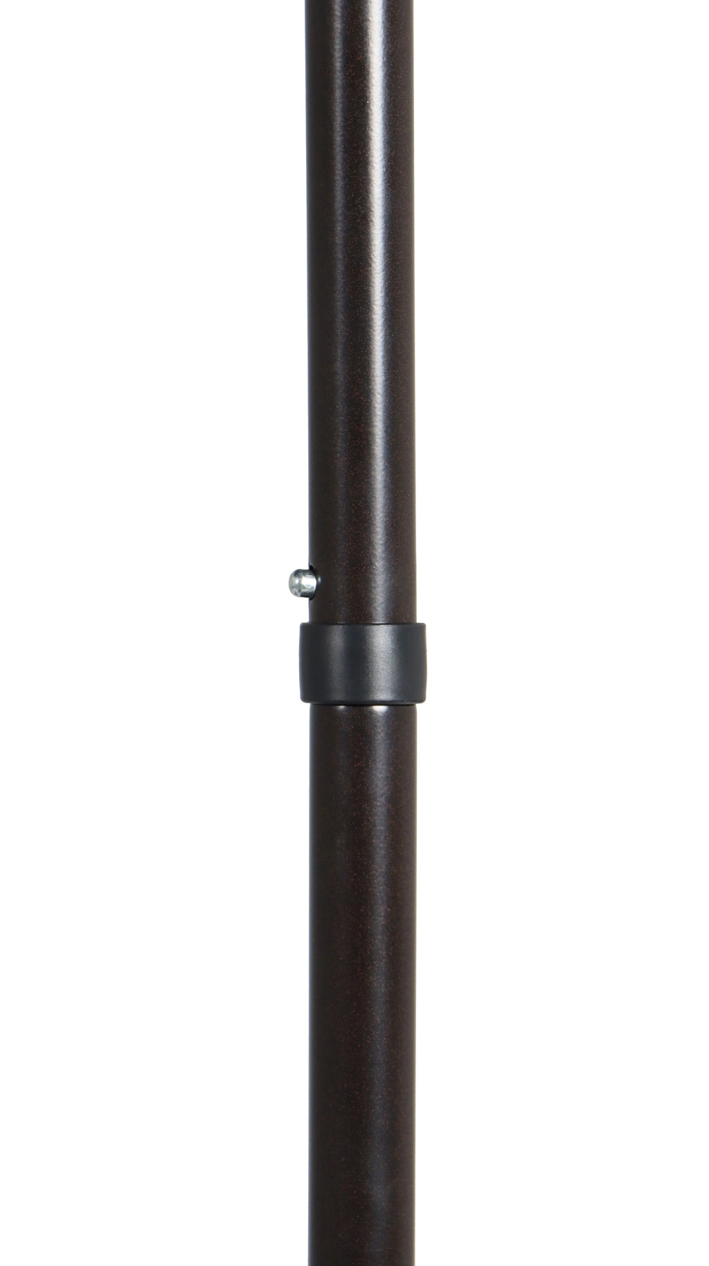 White 7.5' Round Patio Umbrella with Steel Pole R70954