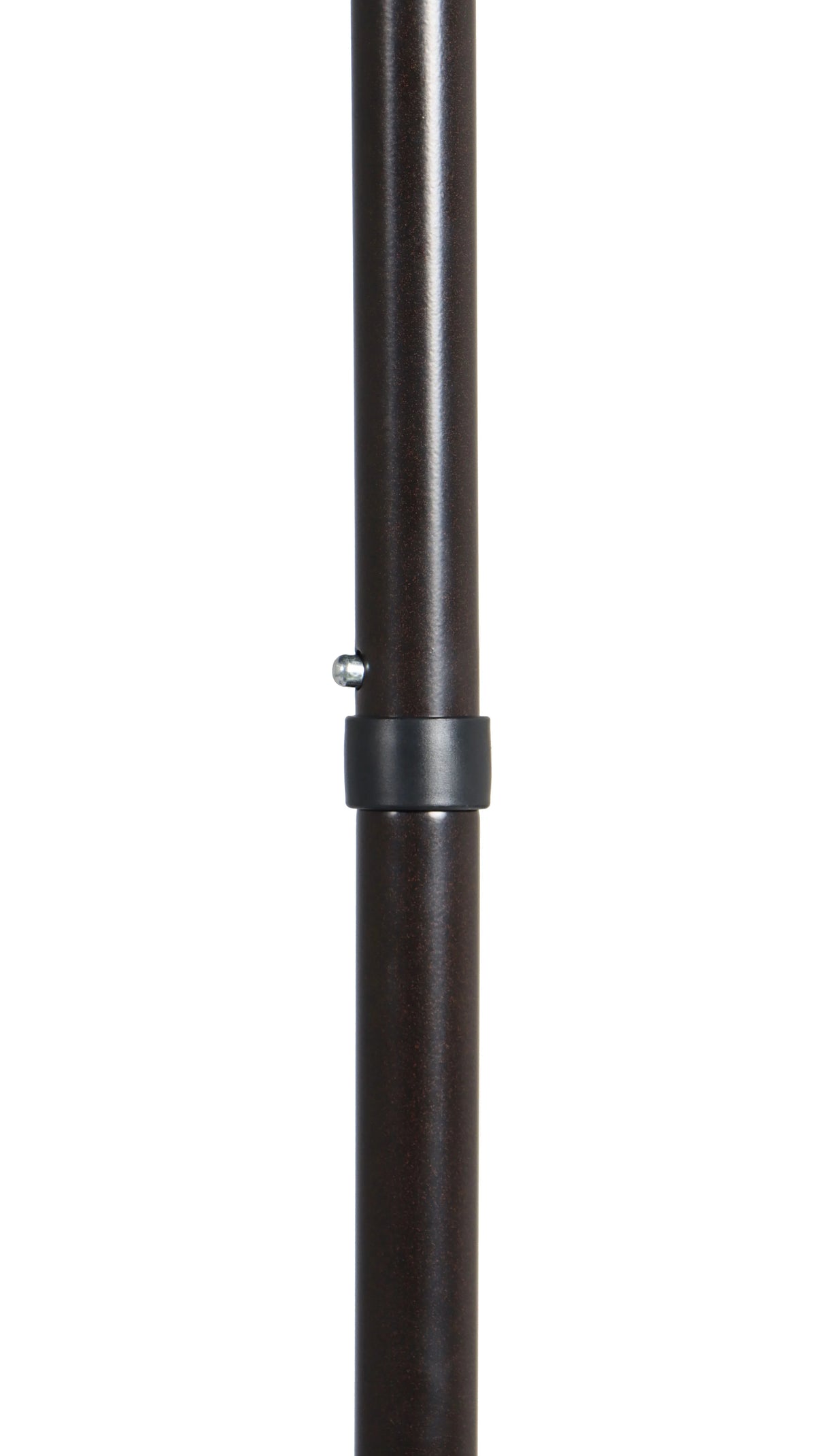 White 7.5' Round Patio Umbrella with Steel Pole R70954