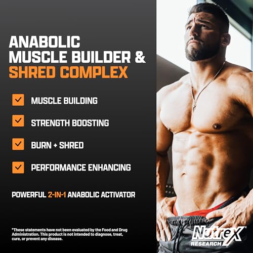 2-in-1 Muscle Builder and Shredding Supplement, 60 Count H656