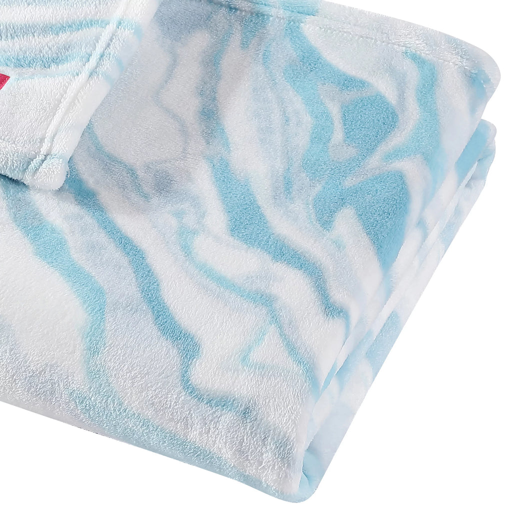 Blue Ultra Soft Plush Fleece Throw O84607